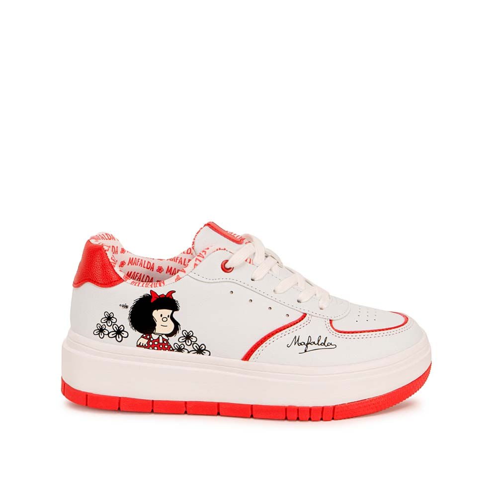 Zapatilla Casual 2QY-030 Blanco Mafalda - Imagen 5