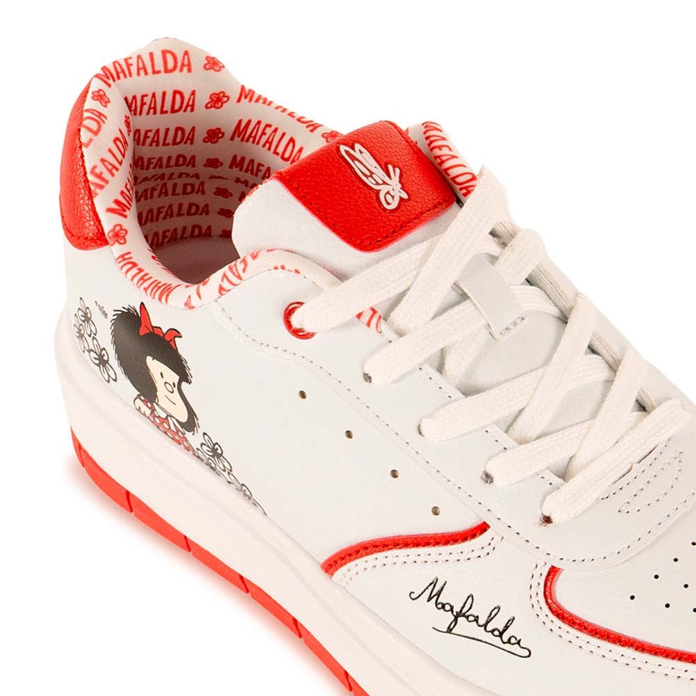 Zapatilla Casual 2QY-030 Blanco Mafalda - Imagen 2