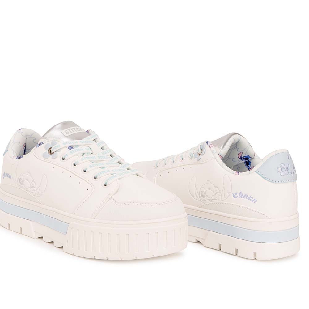 Zapatilla Casual 2TY-054 Blanco Stitch - Imagen 7