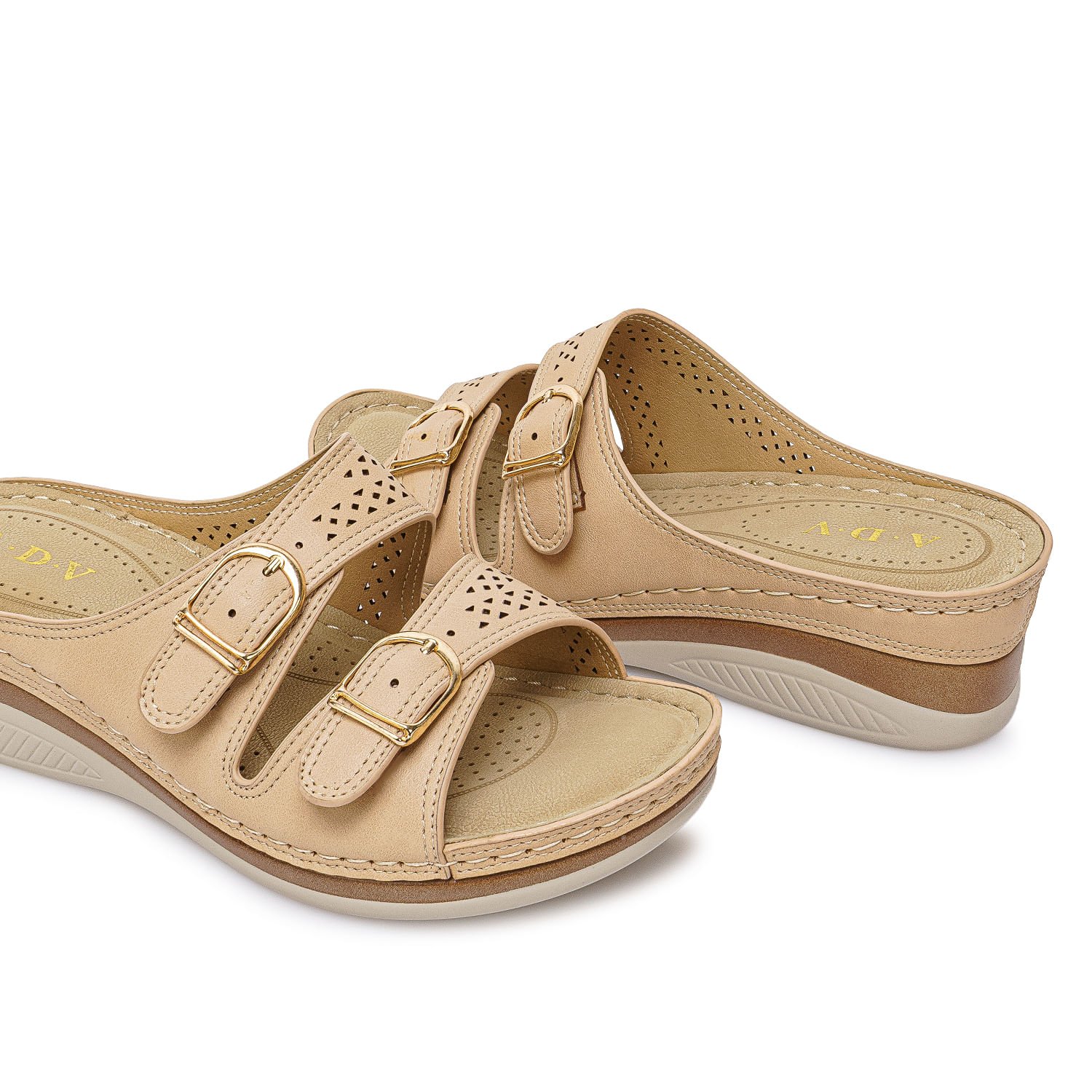 Sandalia Slide Casual ABY-2602 Nuez ADV - Imagen 7