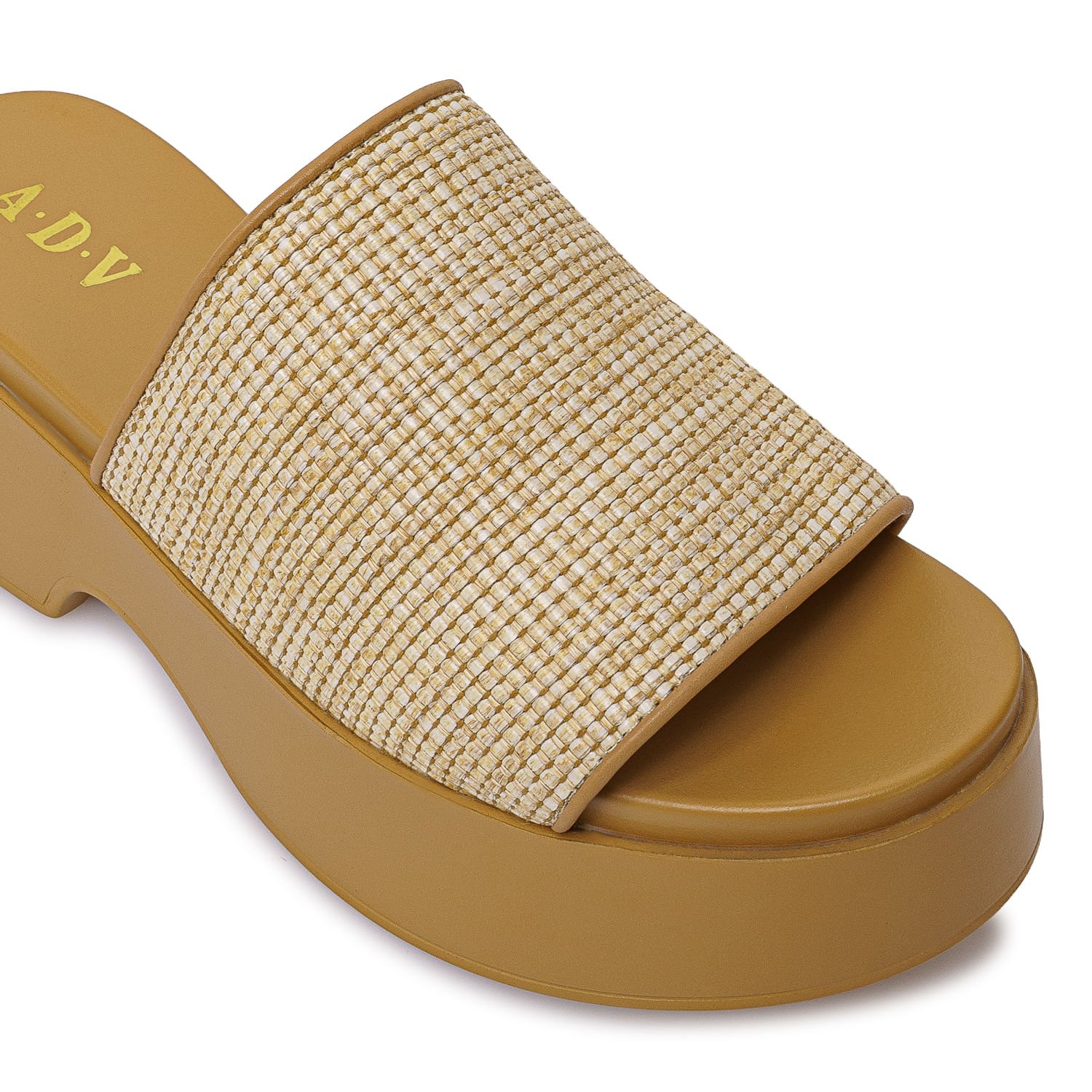 Sandalia Slide Casual ABY-2604 Beige ADV - Imagen 3