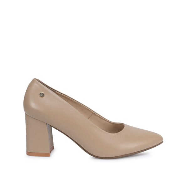 Zapato Reina Casual ALE-2642 Vison Viale Cuero