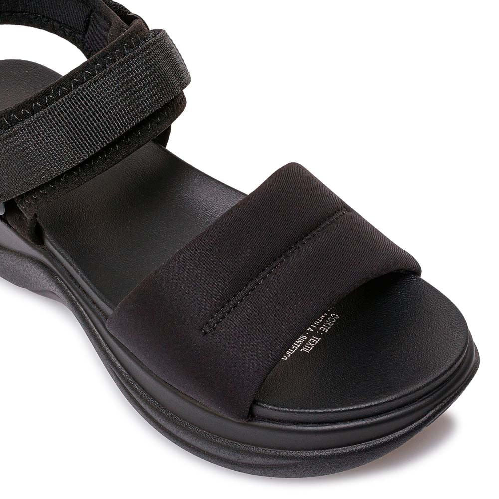 Sandalia D'orsay Casual ANA-2619 Negro ADV - Imagen 2