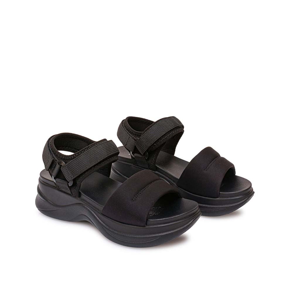 Sandalia D'orsay Casual ANA-2619 Negro ADV - Imagen 4