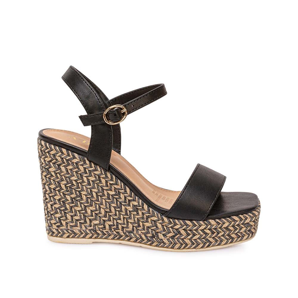 Sandalia D'orsay Casual ANA-2632 Negro ADV - Imagen 5