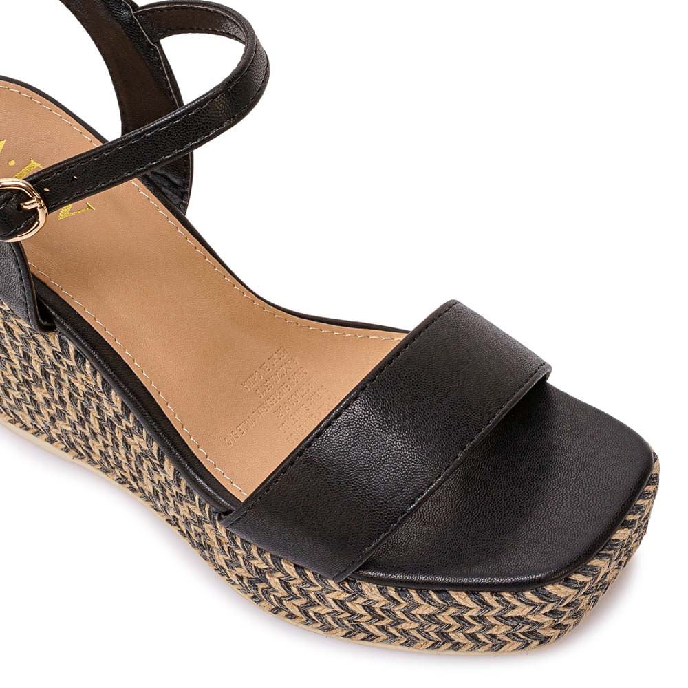 Sandalia D'orsay Casual ANA-2632 Negro ADV - Imagen 2