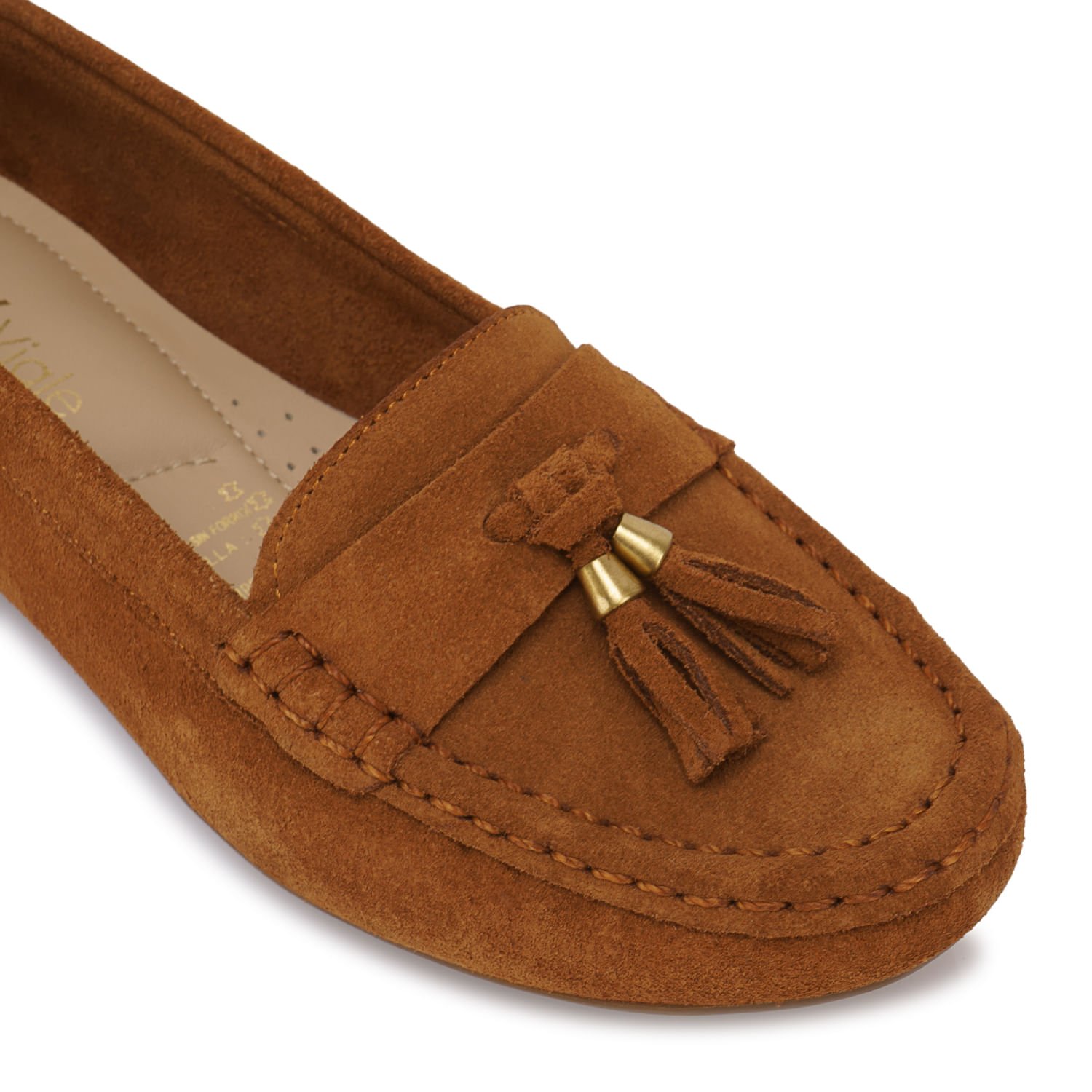 Zapato Mocasín Casual AVE-2640 Habano Viale Cuero - Imagen 3