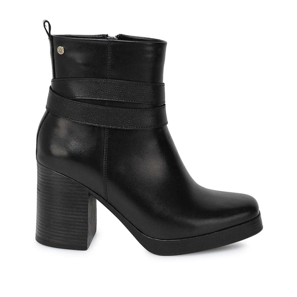 Botín Chelsea Casual FER-2541 Negro Viale Cuero