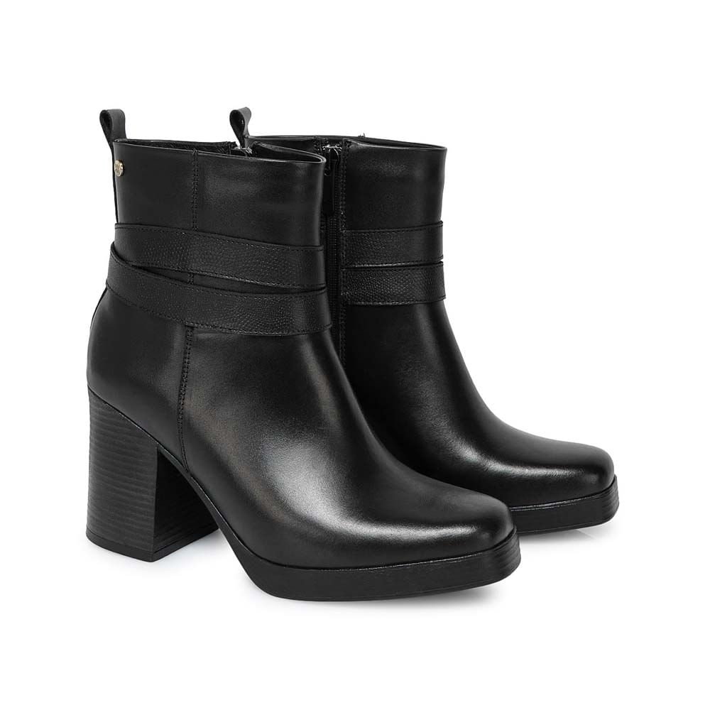 Botín Chelsea Casual FER-2541 Negro Viale Cuero - Imagen 8