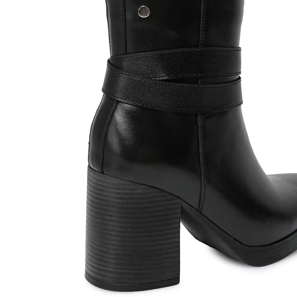 Botín Chelsea Casual FER-2541 Negro Viale Cuero - Imagen 2