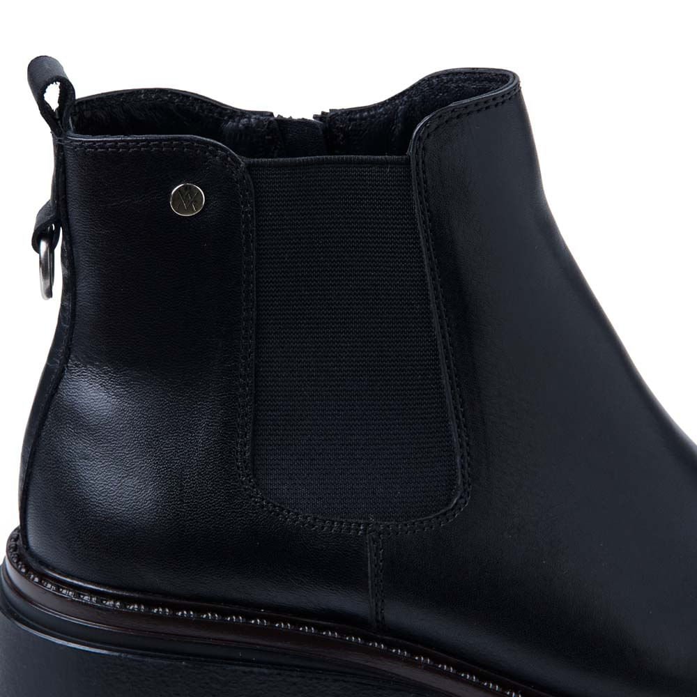 Botín Chelsea Casual FER-2540 Negro Viale Cuero - Imagen 2