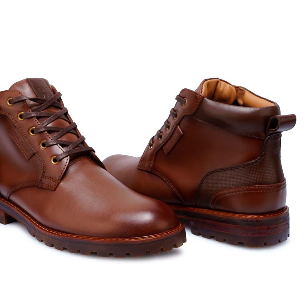 Botín Derby Casual RICARDO-2516 Toffe Viale Homme Cuero - Imagen 3