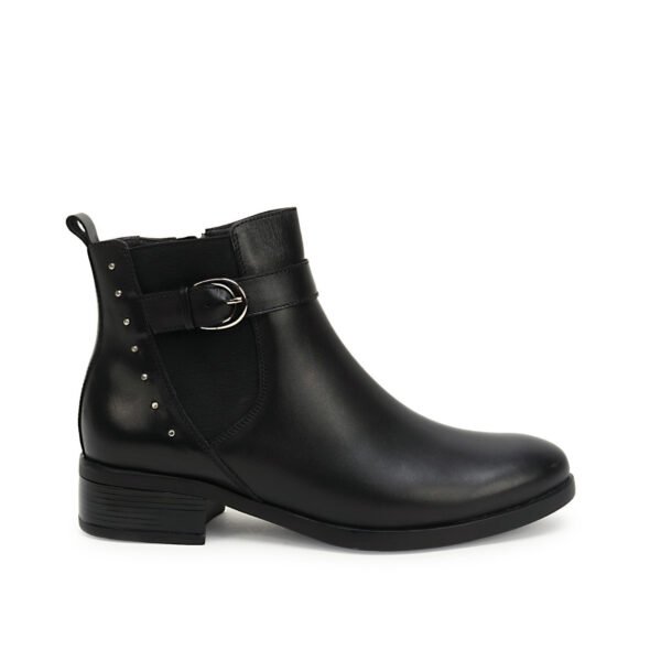 Botin Jodhpur Casual FER-2637 Negro Viale Cuero