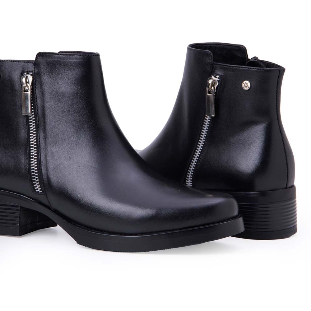 Botín Jodhpur Casual SOFI-2543 Negro Viale Cuero - Imagen 3