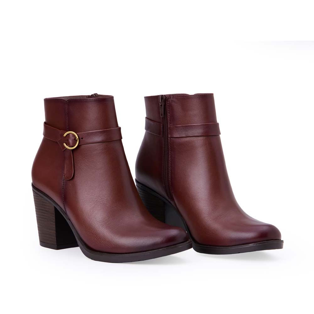 Botín Jodhpur Casual LINDA-2518 Canela Viale Cuero - Imagen 12