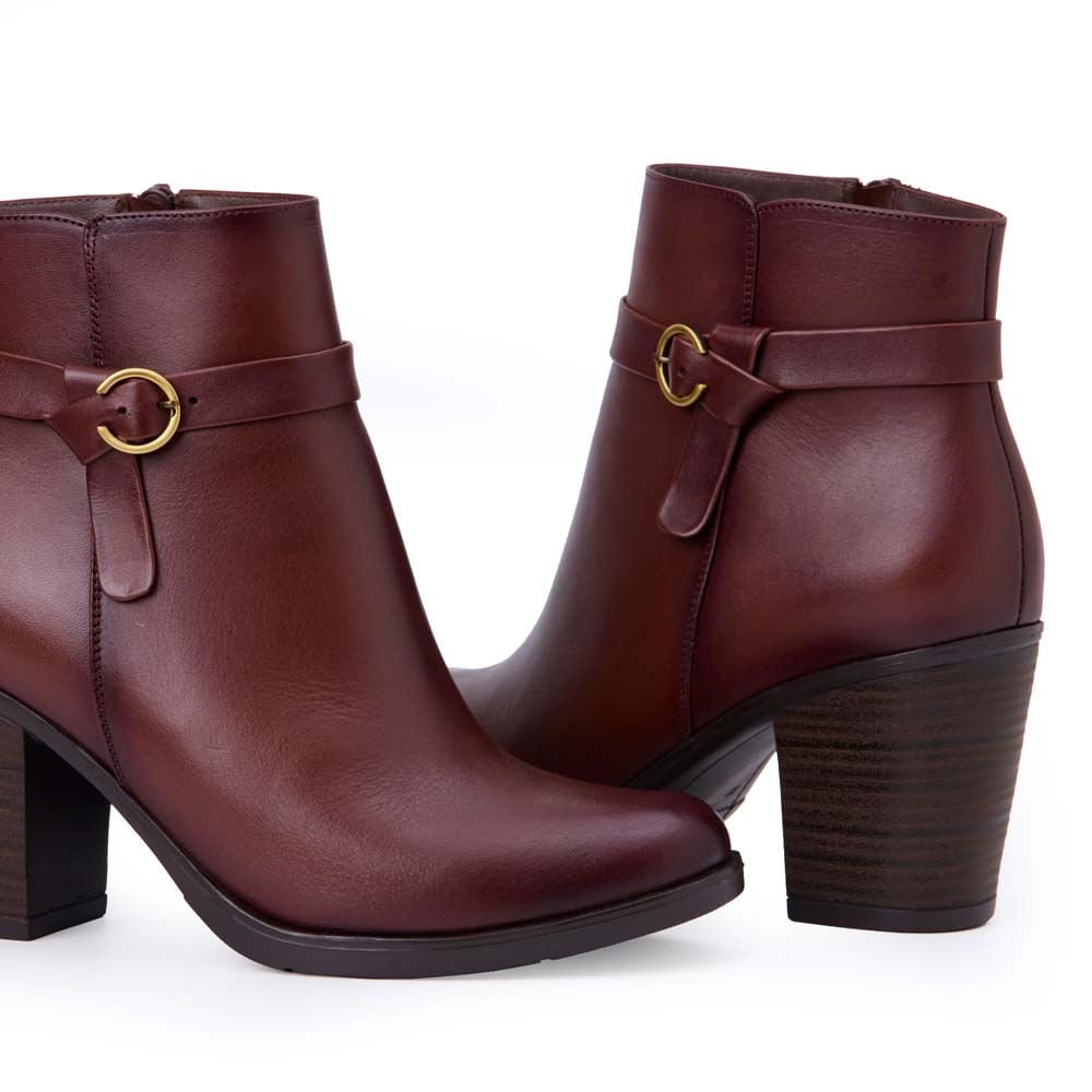 Botín Jodhpur Casual LINDA-2518 Canela Viale Cuero - Imagen 7