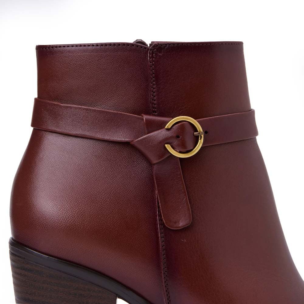 Botín Jodhpur Casual LINDA-2518 Canela Viale Cuero - Imagen 6