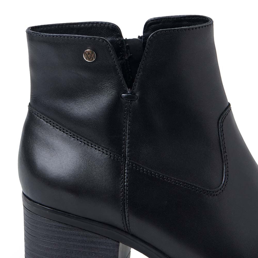 Botín Texana Casual FER-2535 Negro Viale Cuero - Imagen 2