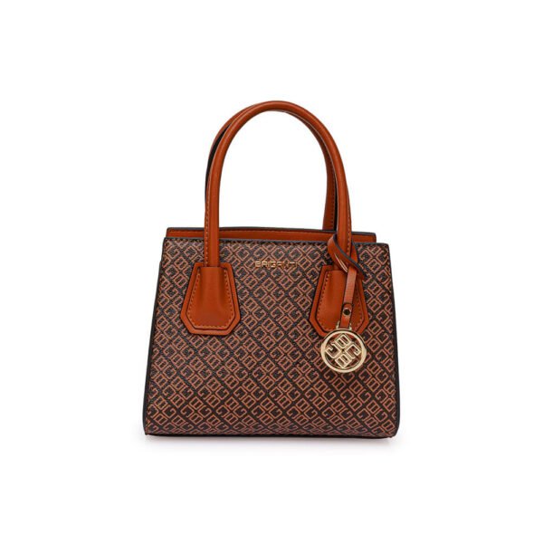 Cartera Briganti Satchel BRI-CM2604 Marrón/Natural