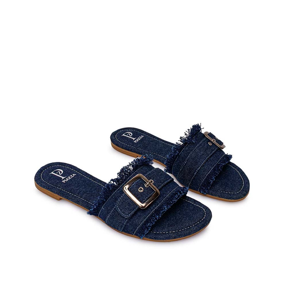 Sandalia Slide Casual CESI-2607 Denim Piazza - Imagen 8