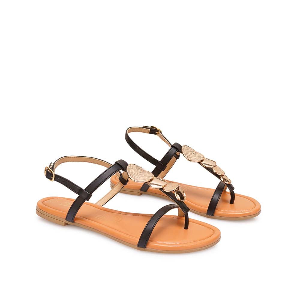 Sandalia D'orsay Casual CESI-2612 Negro Piazza - Imagen 4