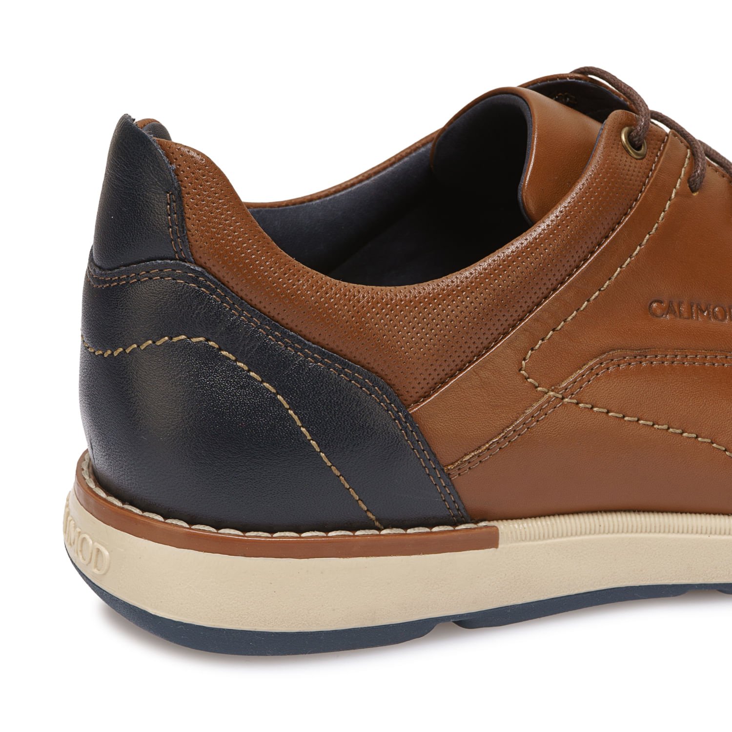 Zapato Derby Casual CYV-006 Tan Calimod Cuero - Imagen 11