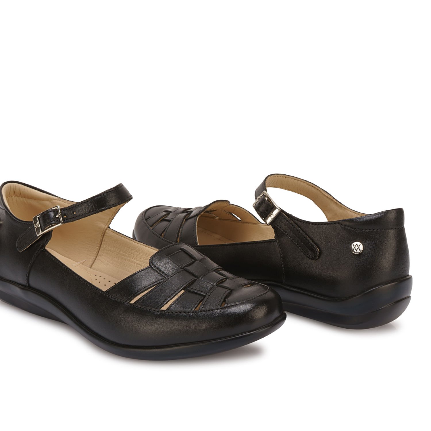 Zapato Canasta Casual DK-2601 Negro Viale Cuero - Imagen 3
