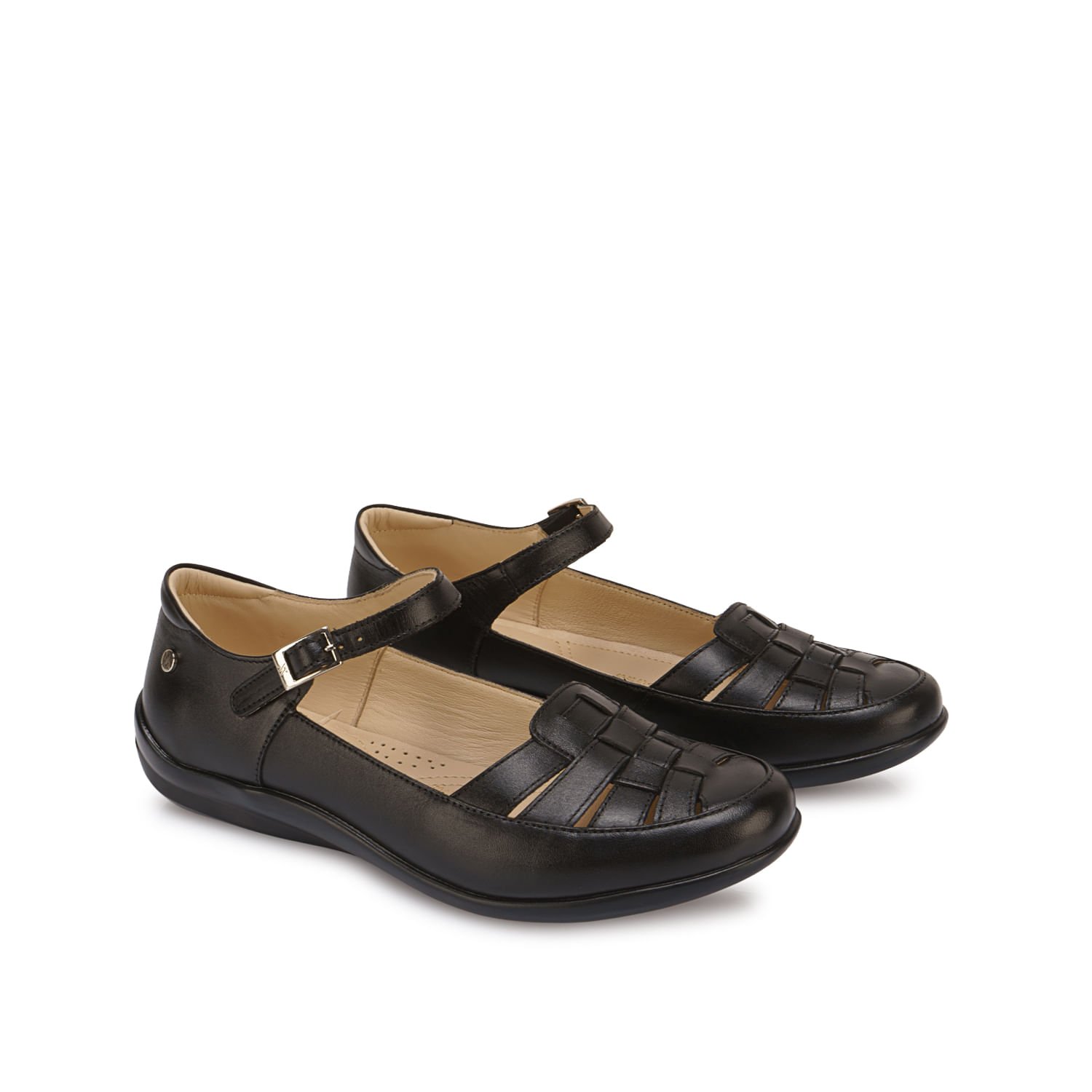 Zapato Canasta Casual DK-2601 Negro Viale Cuero - Imagen 4