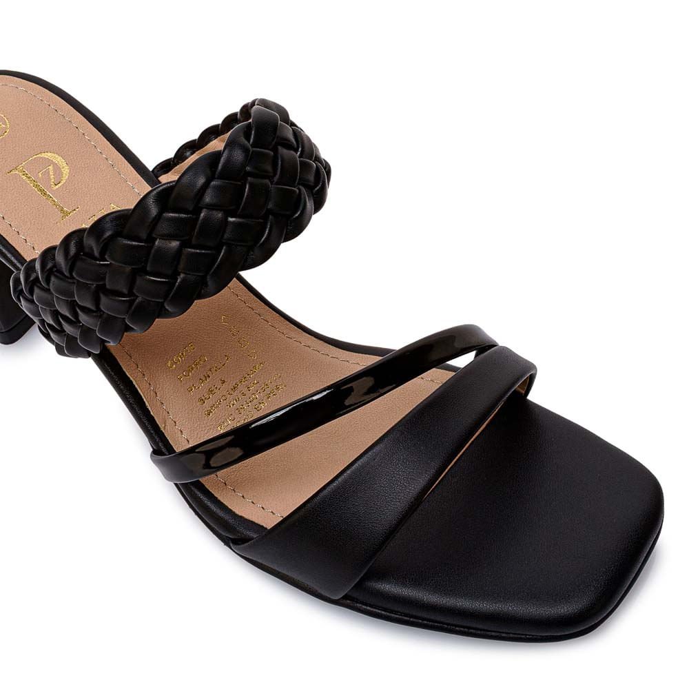 Sandalia D'Orsay Casual DON-2610 Negro Piazza - Imagen 7