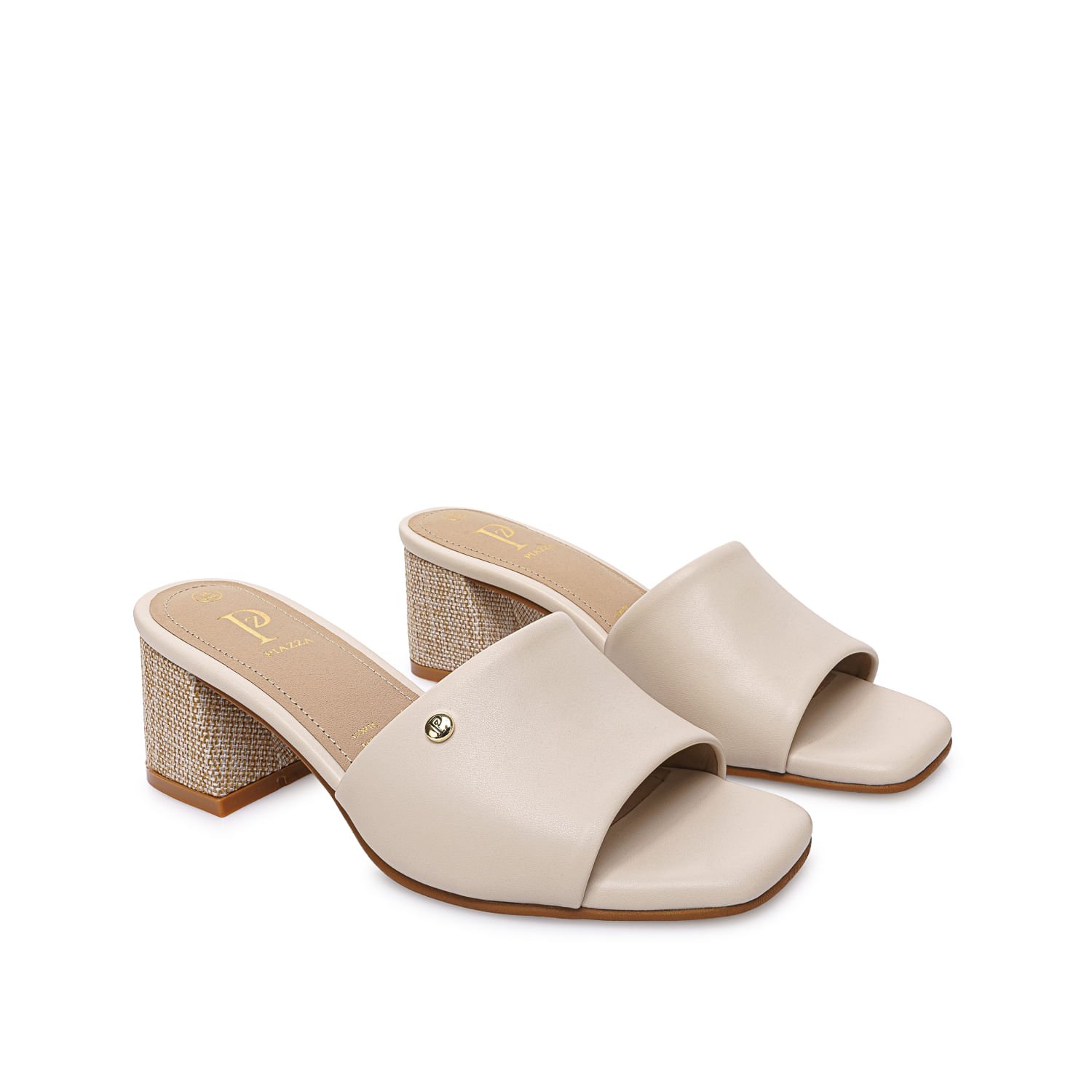 Sandalia Slide Casual DON-2611 Hueso Piazza - Imagen 8