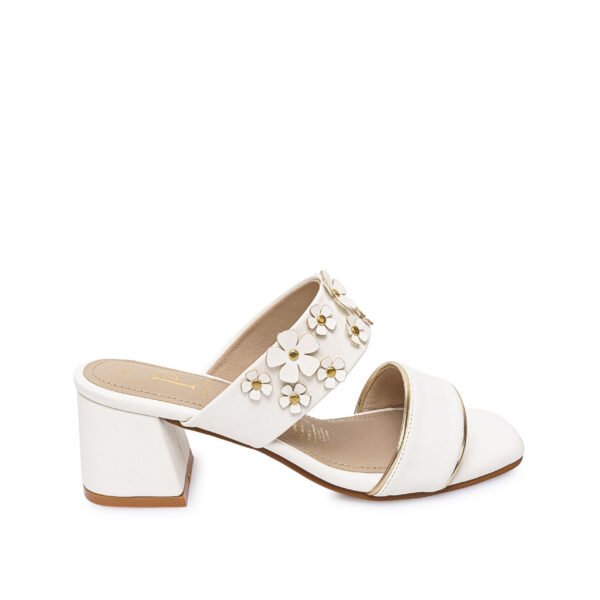 Sandalia D'orsay Casual DON-2615 Blanco Piazza