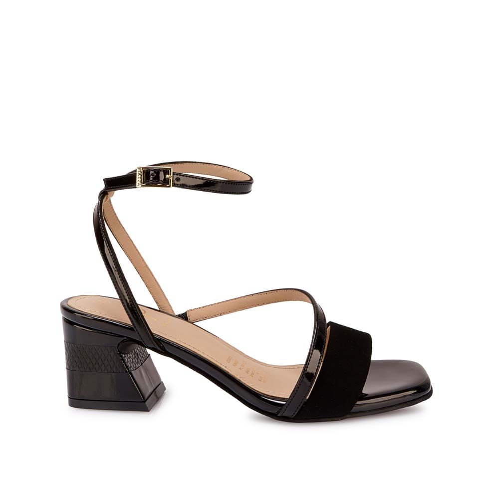 Sandalia D'orsay Casual DON-2618 Negro Piazza - Imagen 5