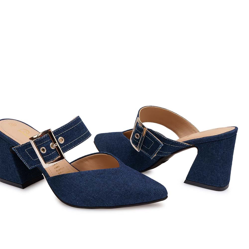 Zapato Stiletto Vestir DON-2627 Denim Piazza - Imagen 3