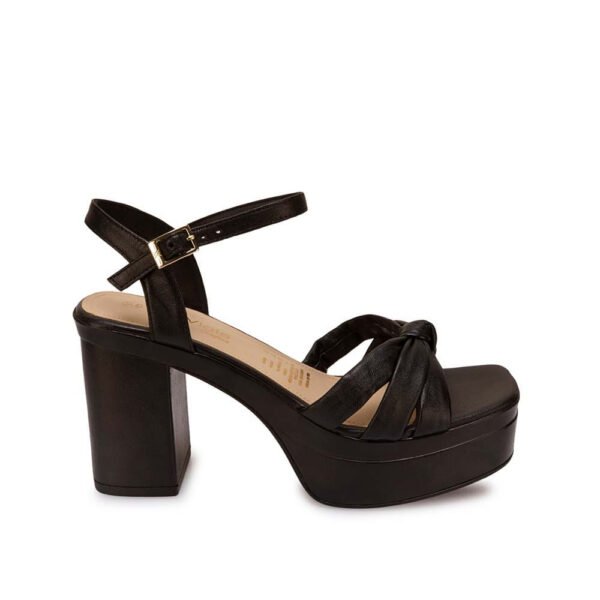 Sandalia D'orsay Casual ECO-2601 Negro Viale Cuero