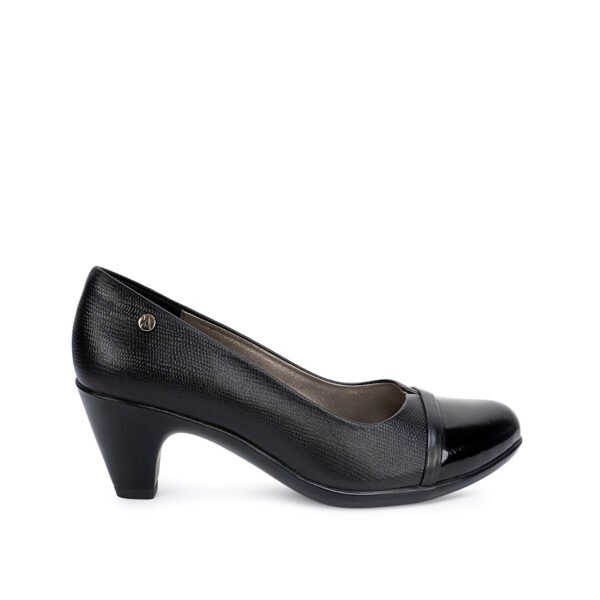 Zapato Reina Casual ECO-2618 Negro Viale Cuero