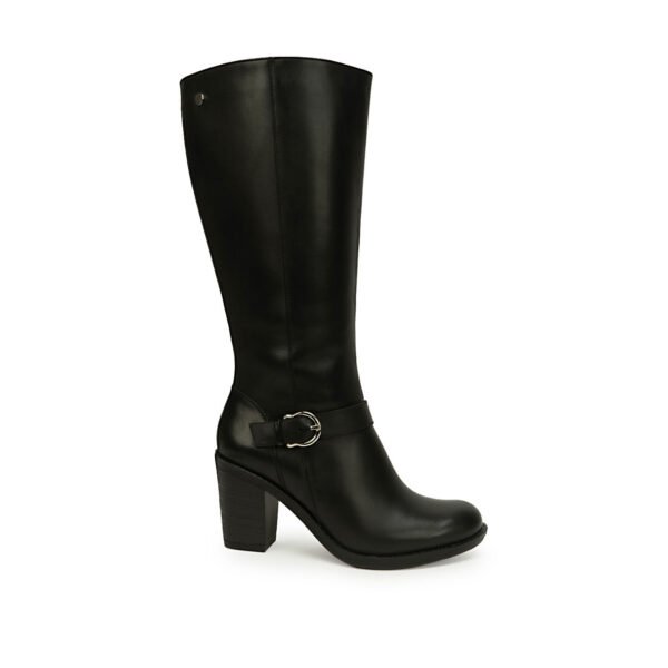 Bota Alta Jodhpur Casual FER-2629 Negro Viale Cuero