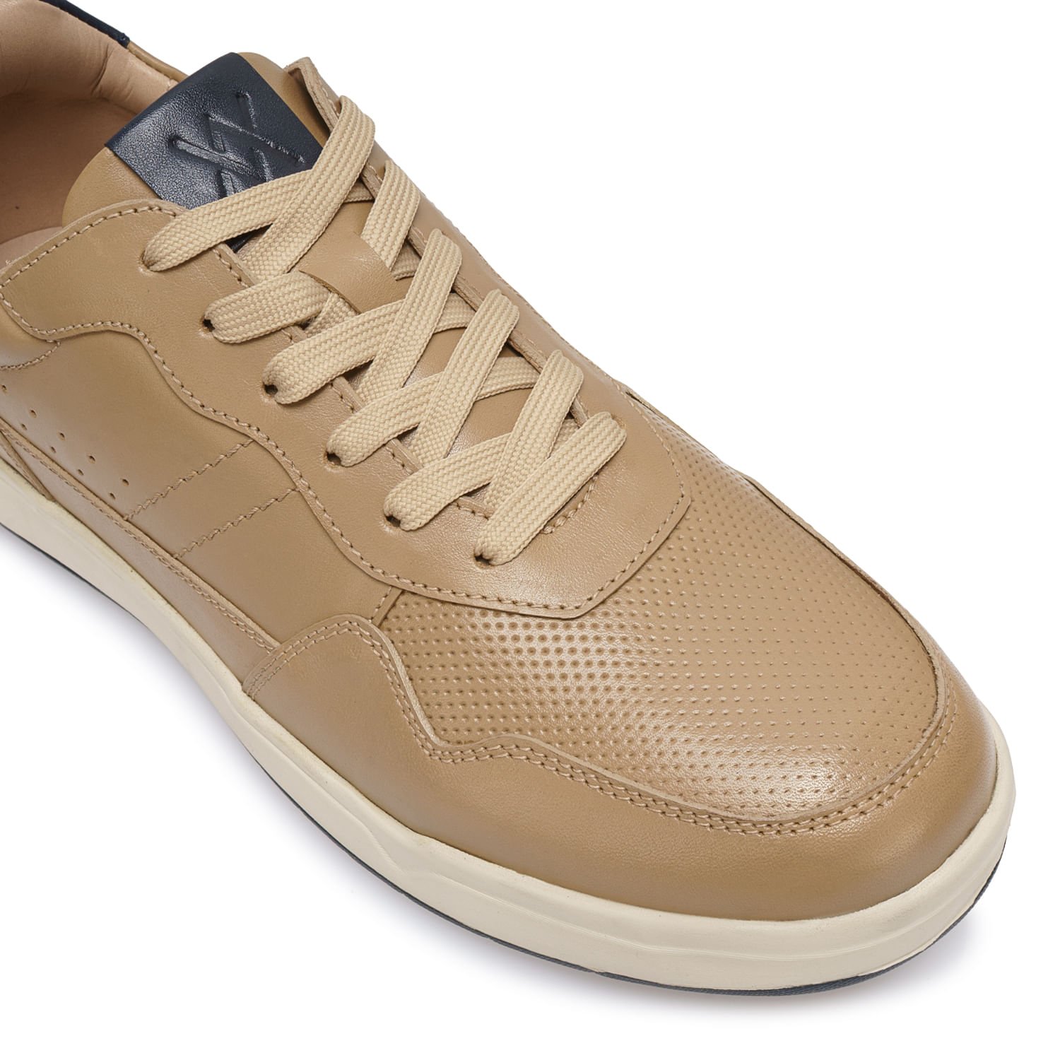 Zapatilla Casual JOSE-2606 Nutria Viale Homme Cuero - Imagen 3