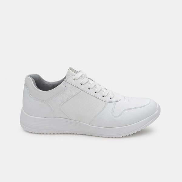 Zapatilla Escolar Casual JOSE-2601 Blanco Viale Homme Cuero