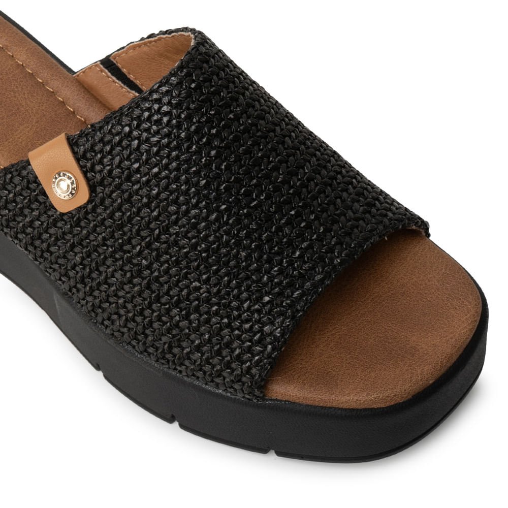 Sandalia Sueco Casual LAU-2608 Negro ADV - Imagen 2