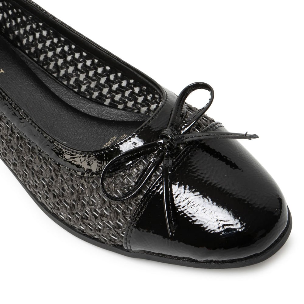 Zapato Ballerina Casual LAU-2610 Negro ADV - Imagen 2