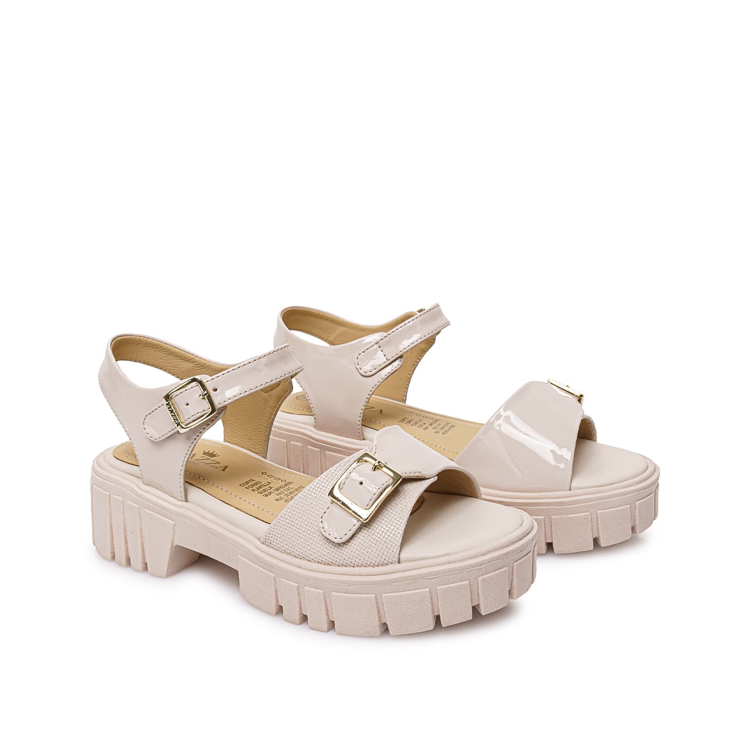 Sandalia D'Orsay Casual LIA-2602 Hueso Piazza Kids - Imagen 4