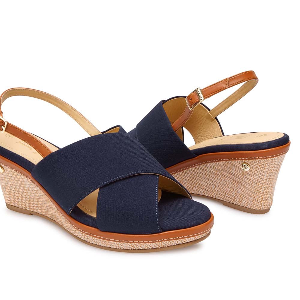 Sandalia D'orsay Casual MARC-2608 Azul Piazza - Imagen 7