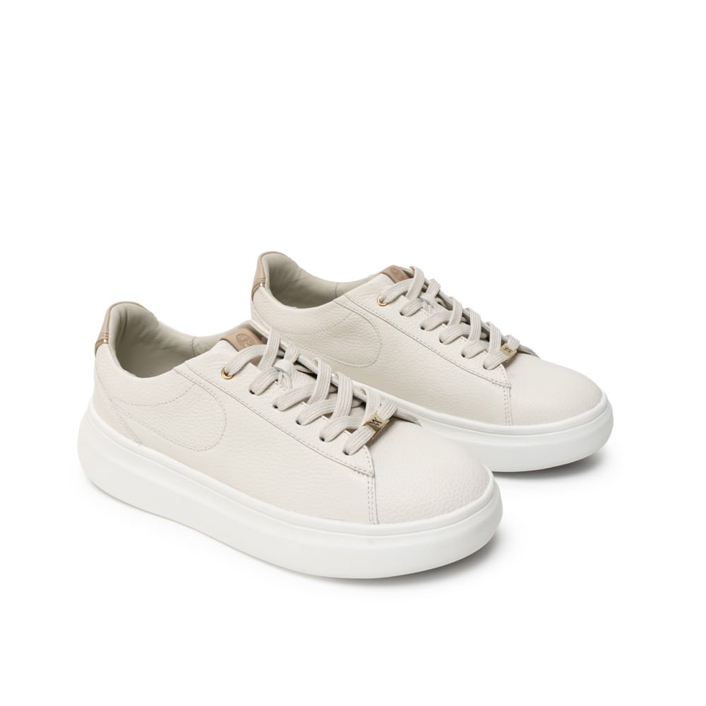 Zapatilla Casual REC-2601 Blanco Sof Viale Cuero - Imagen 16