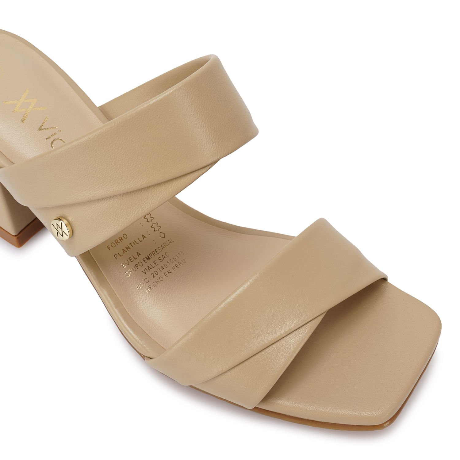Sandalia Strap Casual TATI-2602 Pele Viale Cuero - Imagen 7