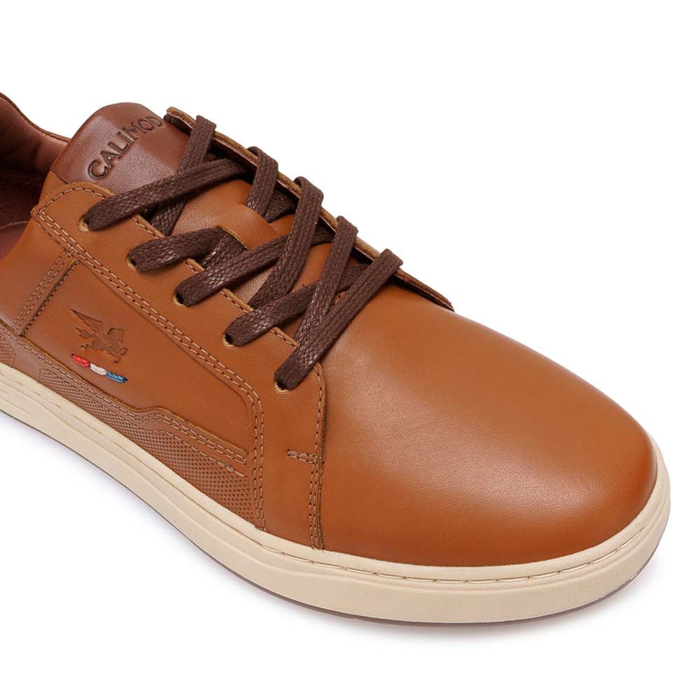 Zapatilla Casual UIR-001 Tan Calimod Cuero - Imagen 6