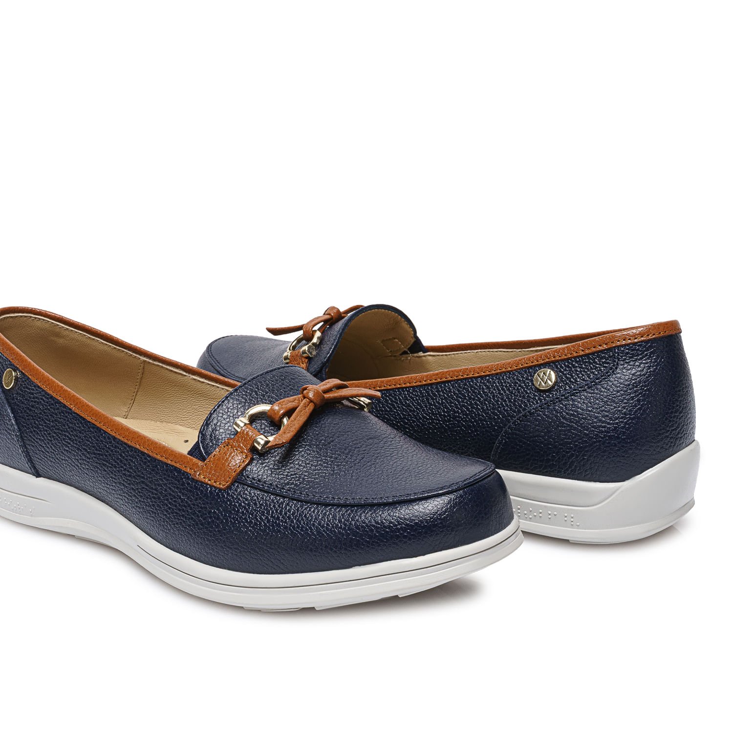 Zapato Mocasín Casual WIL-2628 Patriot Blue Viale Cuero - Imagen 2