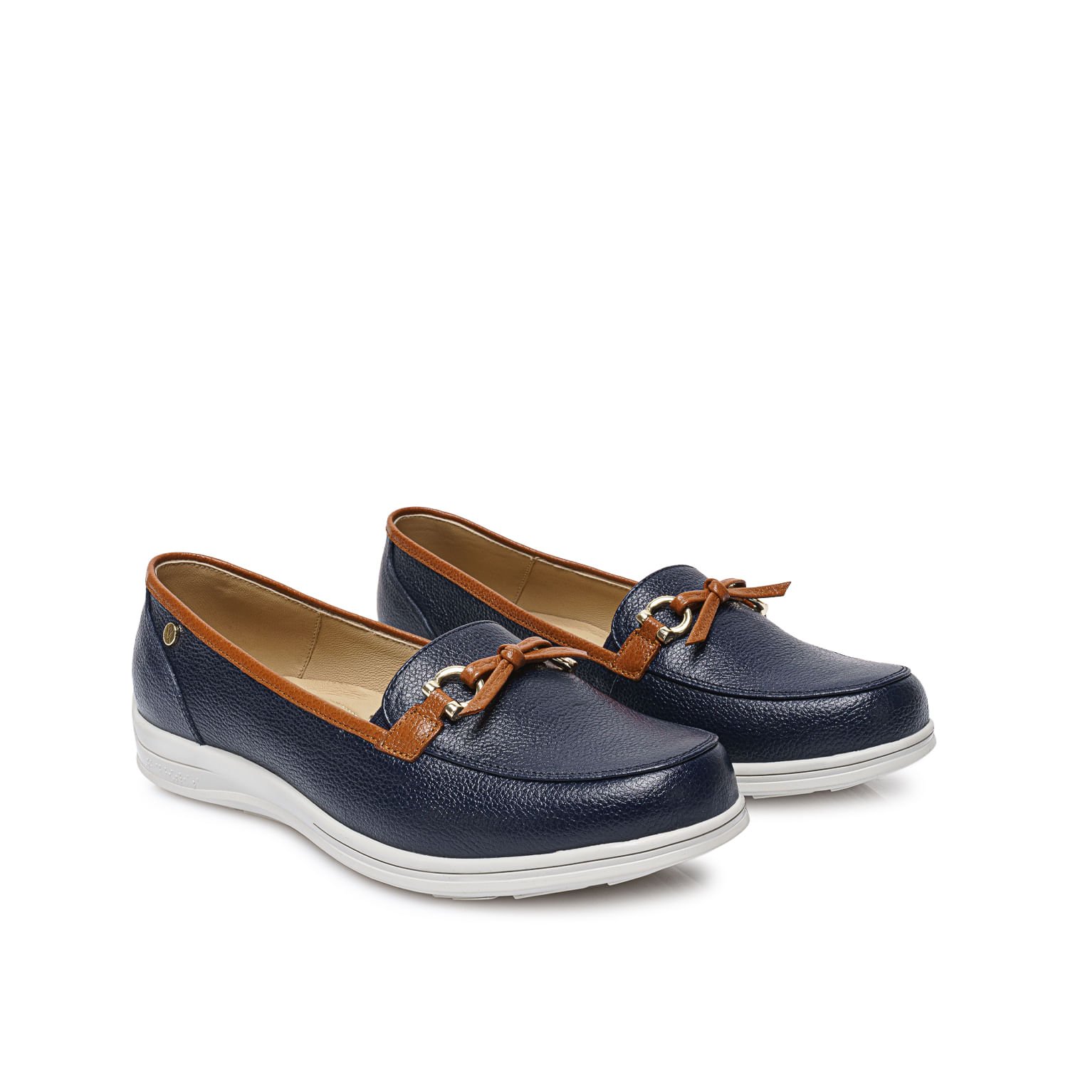 Zapato Mocasín Casual WIL-2628 Patriot Blue Viale Cuero - Imagen 4