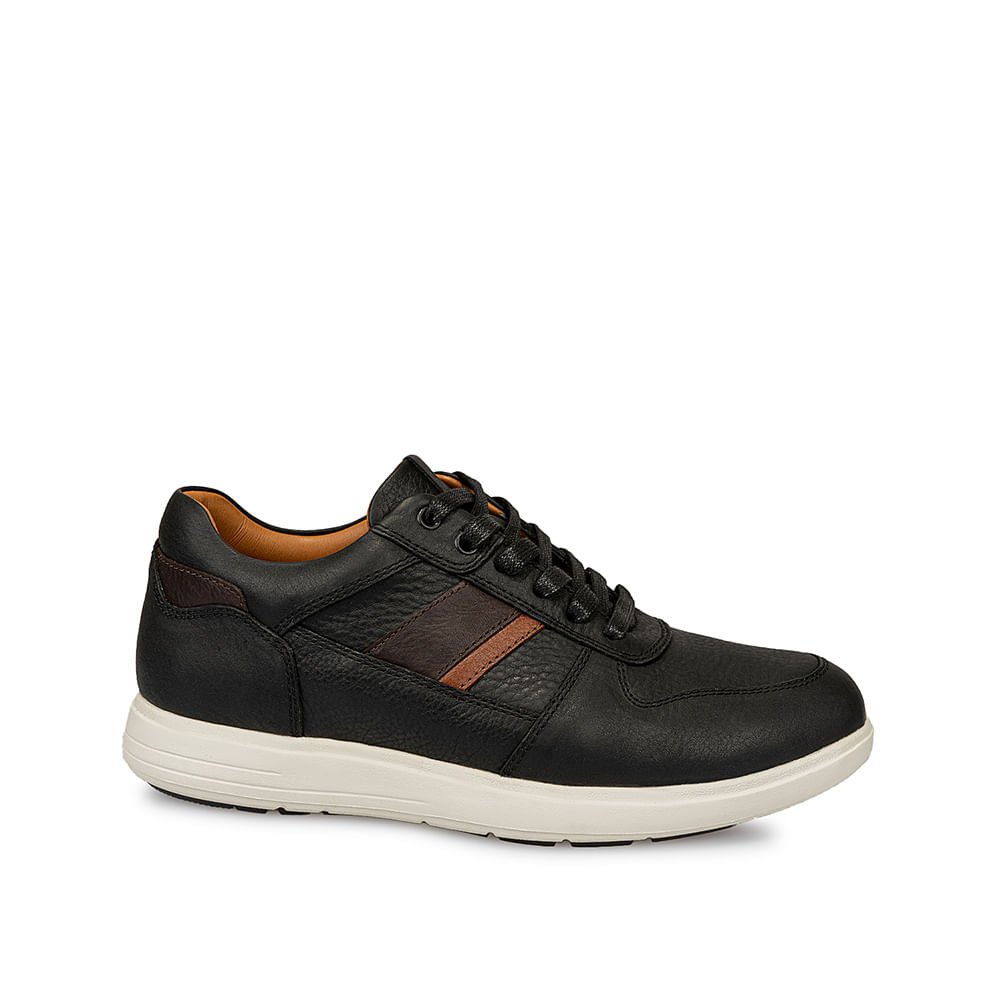 Zapatilla Casual RICARDO-031 Negro Viale Homme Cuero - Imagen 13