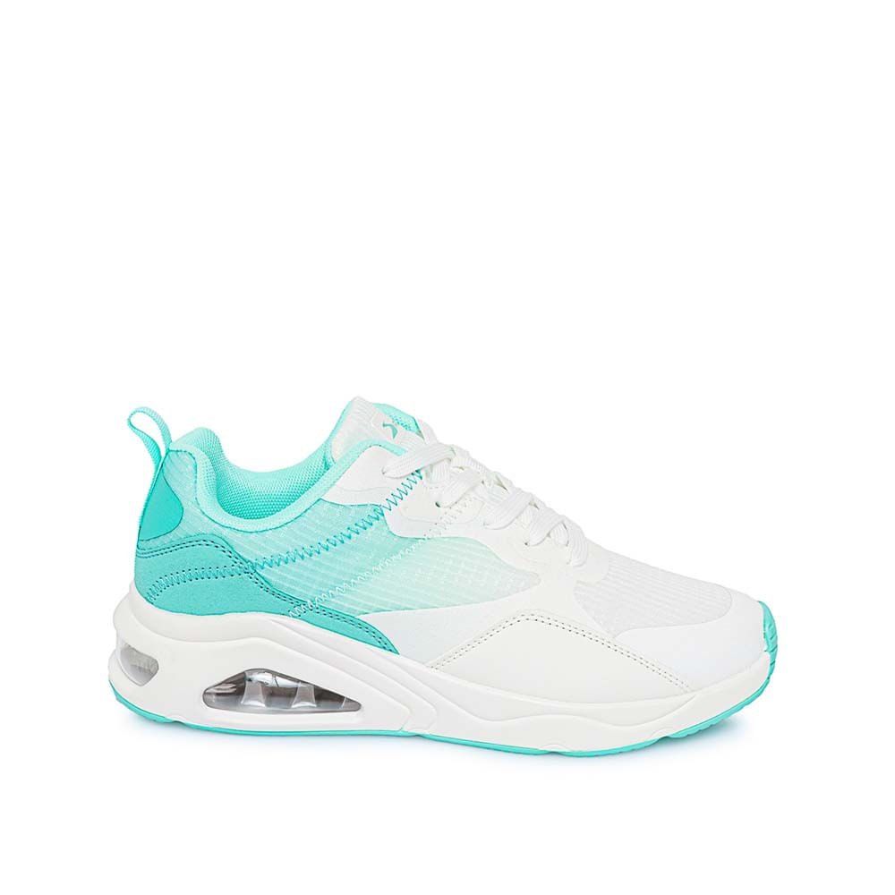 Zapatilla Casual ELA-2501 Blanco/Aqua Routt - Imagen 9