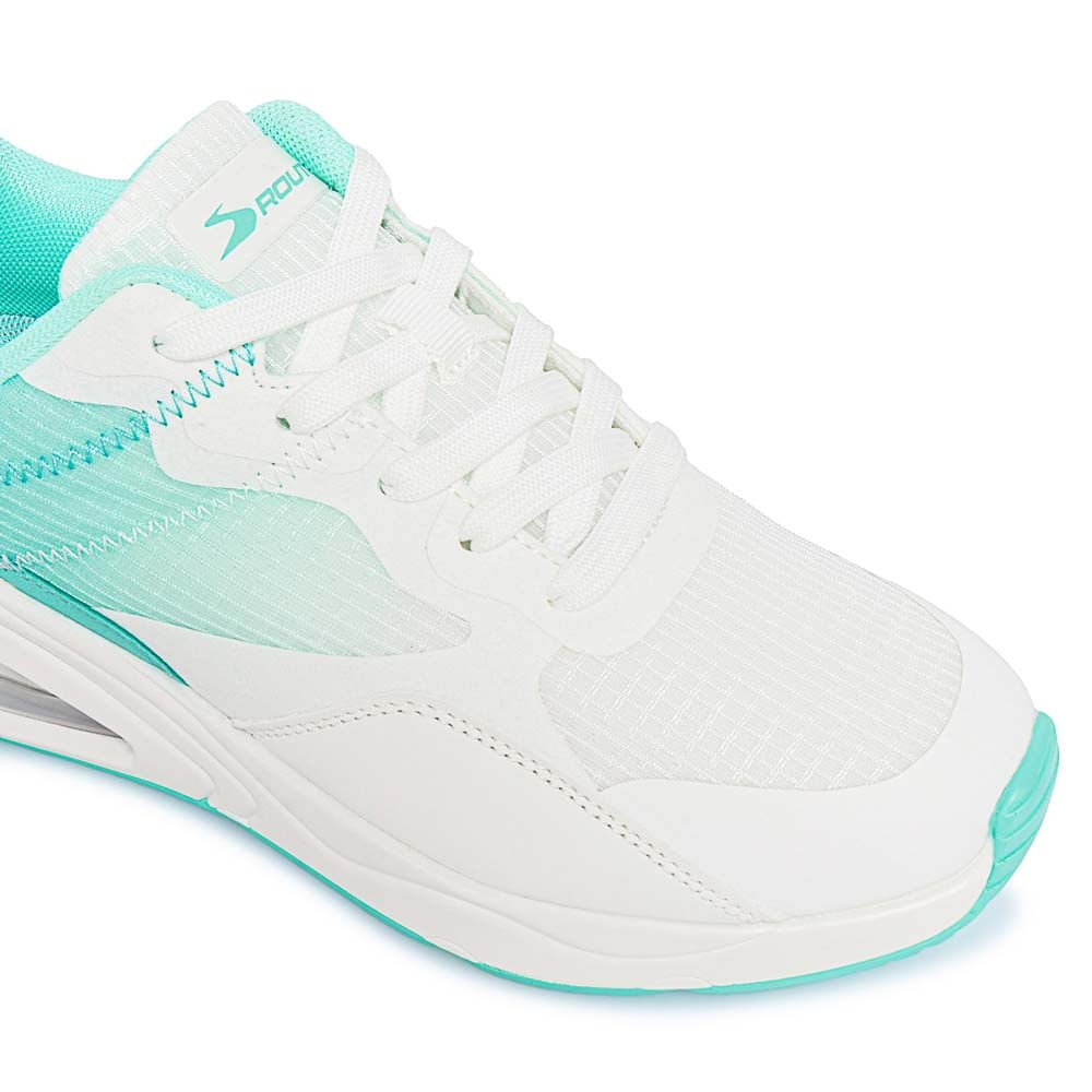 Zapatilla Casual ELA-2501 Blanco/Aqua Routt - Imagen 2